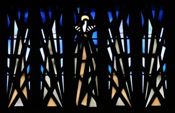 Fenster in Obergaden: Taufe Fenster in Obergaden: Taufe