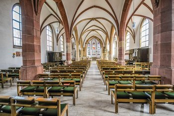 Innenraum, St. Martin, Ruppertsberg Innenraum, St. Martin, Ruppertsberg