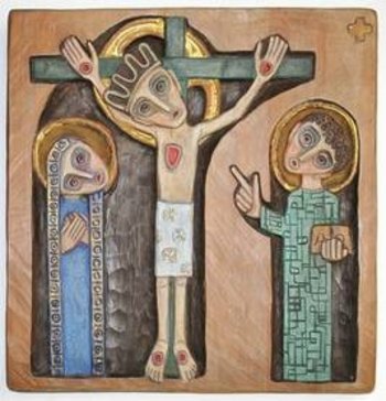 Kreuzigungsszene aus dem Kreuzweg Kreuzigungsszene aus dem Kreuzweg