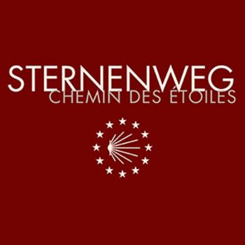 Logo des Sternenwegs: Muschel mit Sternenkranz