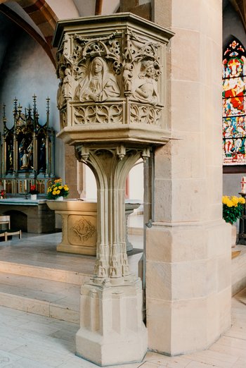 Steinerne Kanzel, St. Martin, Ruppertsberg Steinerne Kanzel, St. Martin, Ruppertsberg